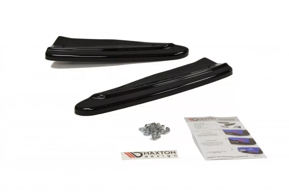 Heck Ansatz Flaps Diffusor Passend Für Diffusor Passend Für CHEVROLET CAMARO V SS - EU, US VERSION (vor FL) Schwarz Hochglanz Schwarz Hochglanz