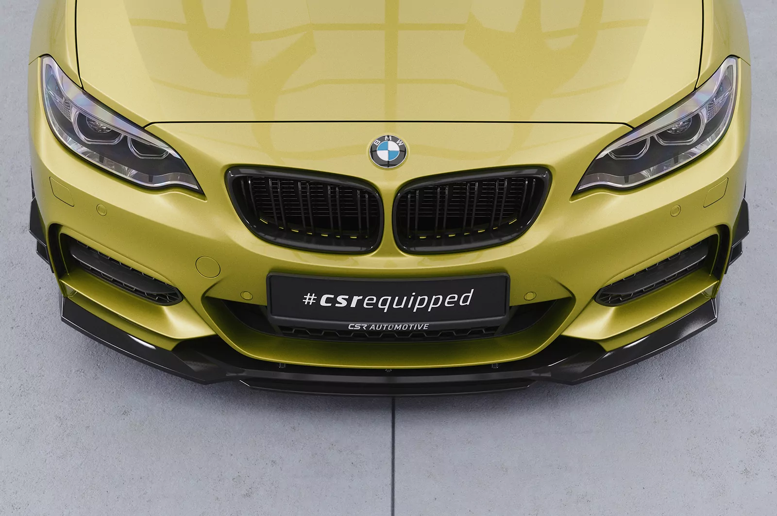 Performance Flaps für BMW 2er F22 / F23 (M-Paket, M2) FP027 Schwarz Strukturiert