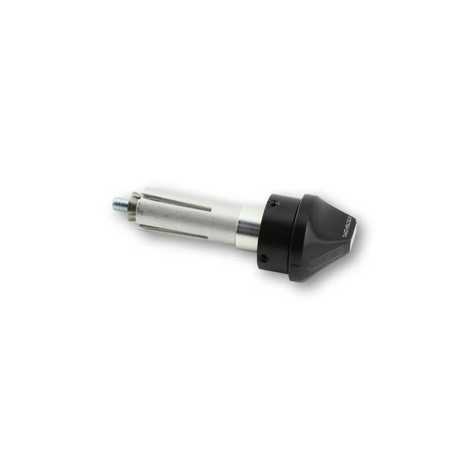 HIGHSIDER Pro Flight LED Lenkerendenblinker Gehäuse Schwarz / Linse Rauchgrau (Paar), Vorn