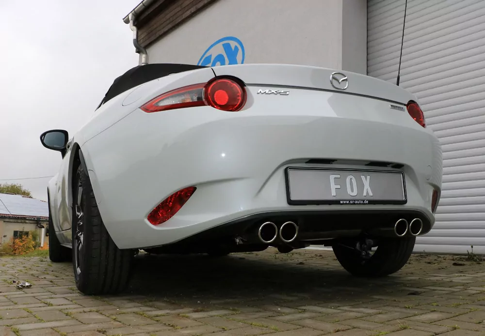 Mazda MX5 - ND  Endschalldämpfer quer Ausgang rechts/links - 2x70 Typ 16 rechts/links