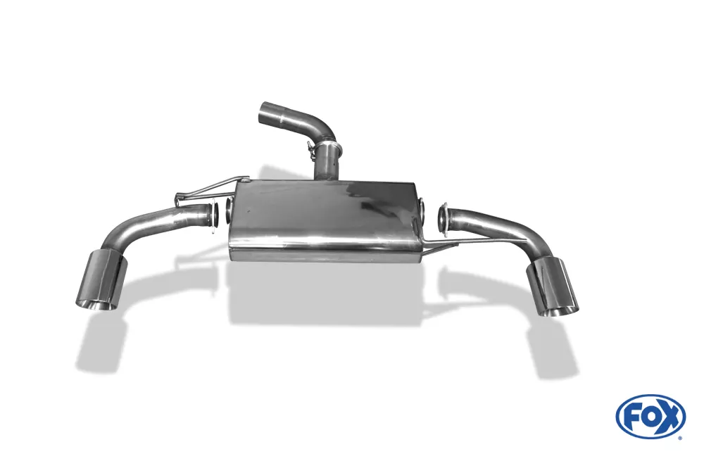 VW Golf 6 GTI + Cabrio  Endschalldämpfer Ausgang rechts/links - 1x100 Typ 25 rechts/links