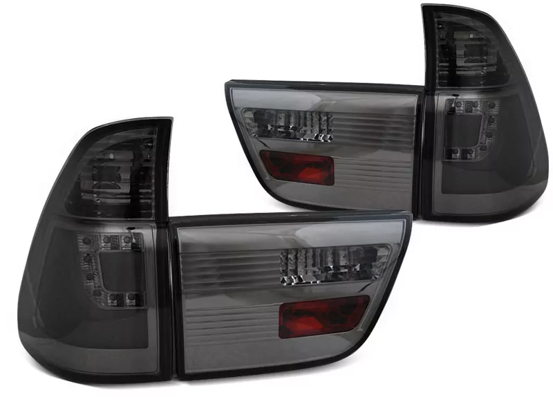Led Bar Tail Lights Smoke Fits Bmw X5 E53 09.99-10.03