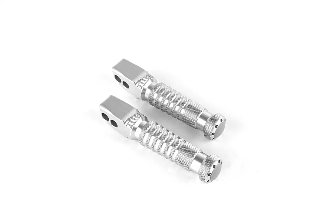 Gilles Austauschfußrasten-Kit Sport Fahrer silber für BMW R nineT F900R