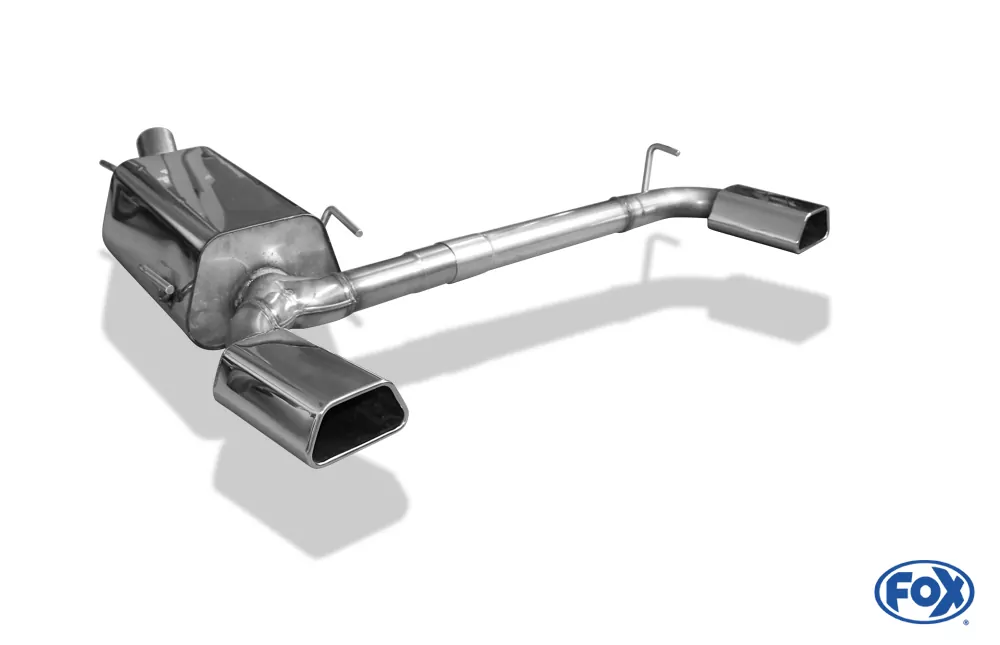 Opel Zafira B OPC  Endschalldämpfer Ausgang rechts/links - 142x78 Typ 61 rechts/links