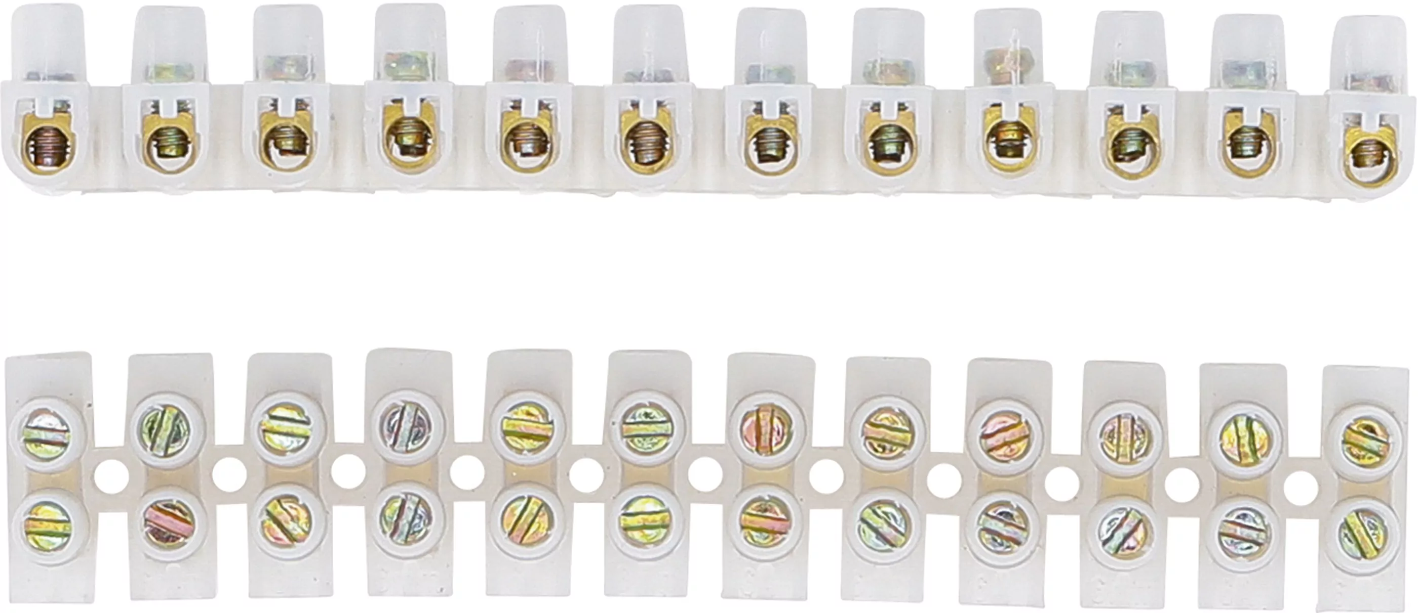 Lüsterklemmen | 4,0 mm² | 6 Amp. | 2 Stück | 12er Block