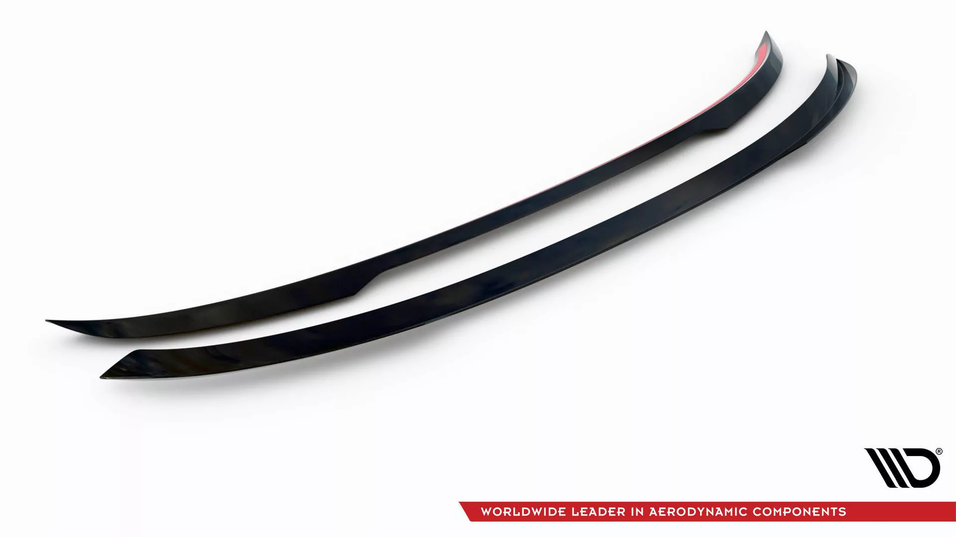 Niedriger Spoiler CAP Für Audi SQ5 / Q5 S-Line Sportback Mk2 Facelift Schwarz Hochglanz