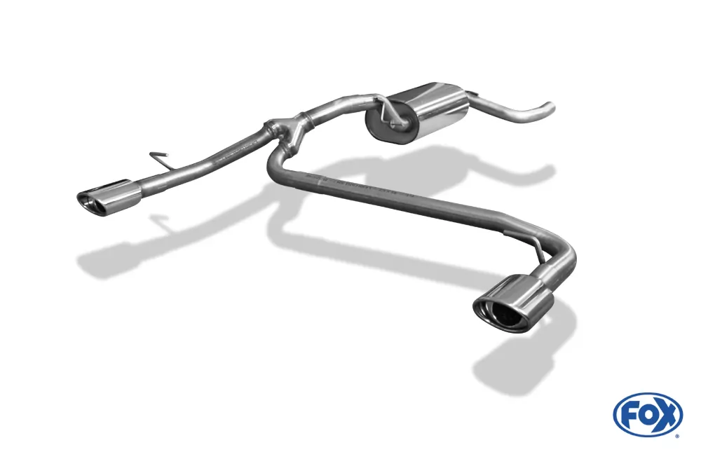 Ford Focus II Fließheck Facelift  Endschalldämpfer Ausgang rechts/links - 106x71 Typ 32 rechts/links