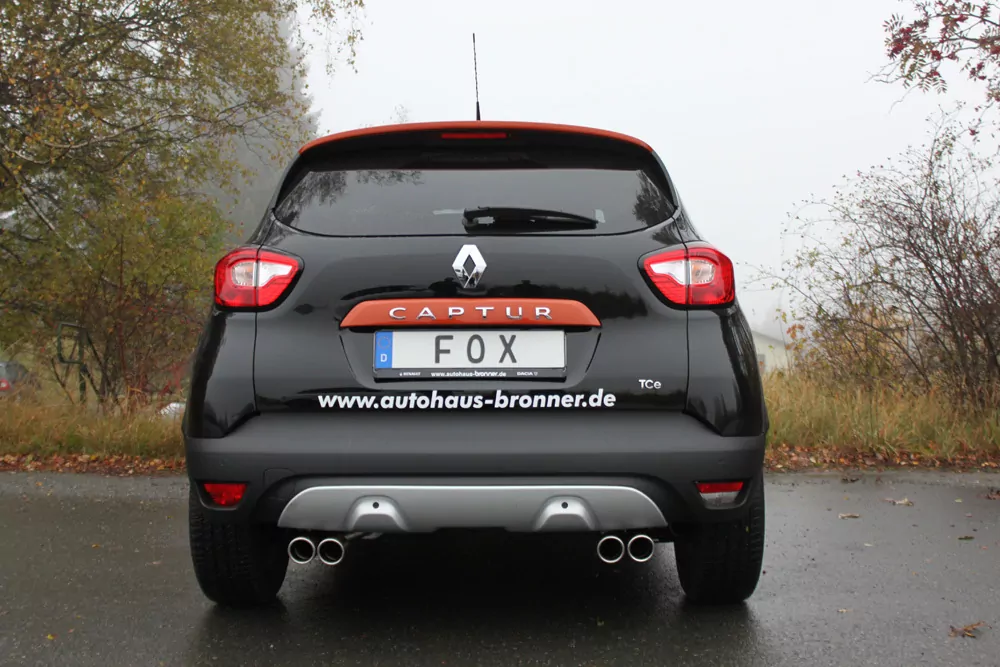 Renault Captur  Endschalldämpfer Ausgang rechts/links - 2x76 Typ 16 rechts/links