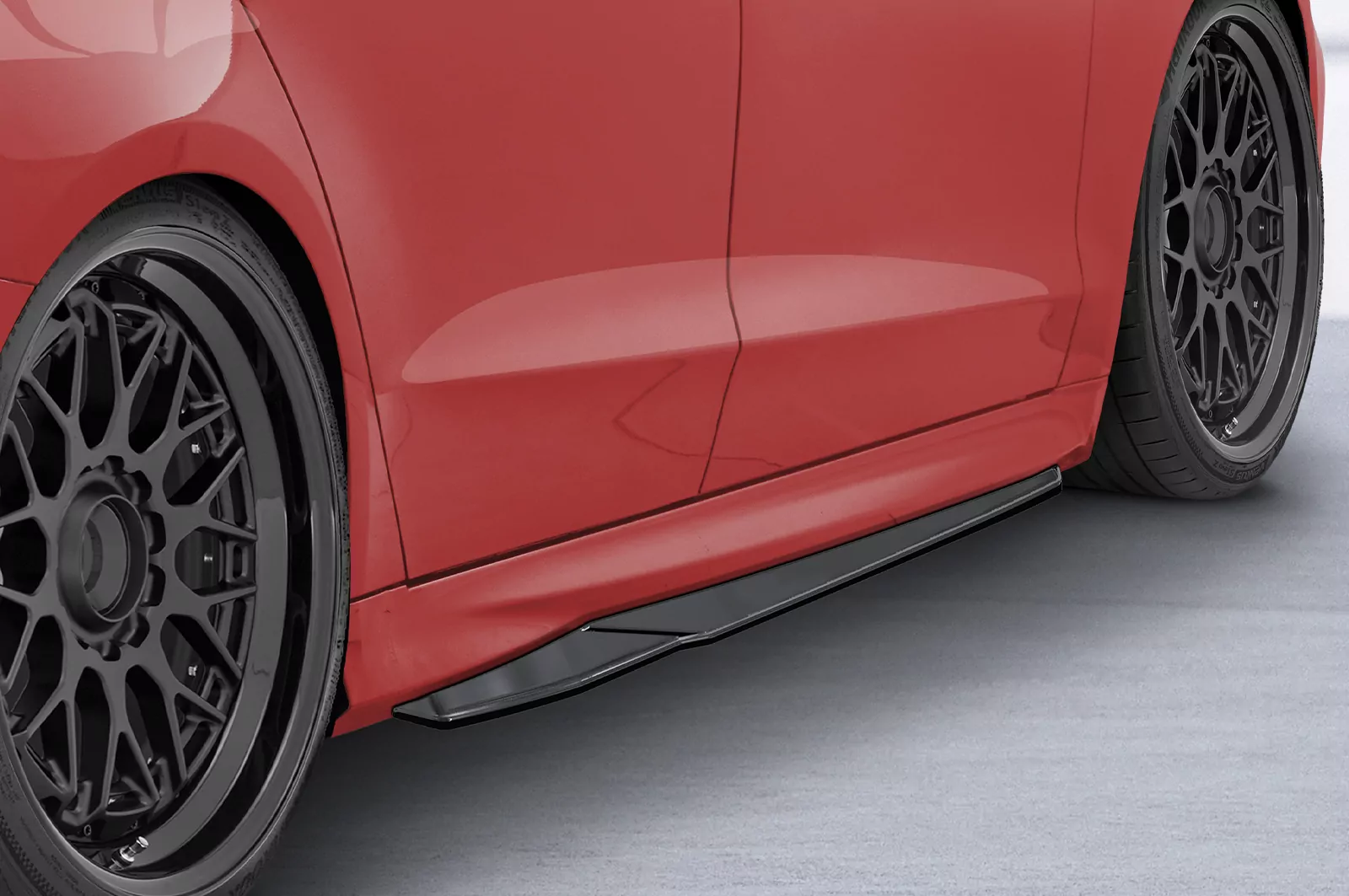 Seitenschweller für Ford Mondeo MK5 (BA7) ST-Line SS566 Schwarz Strukturiert