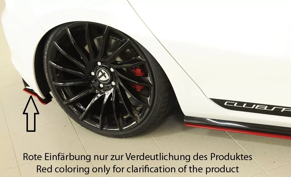 Rieger Heckschürzenansatz seitlich rechts für VW Golf 7 GTI | 5-tür. 04.13-12.16 (bis Facelift) nur für Rieger Heckeinsatz