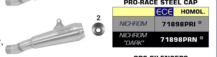 Arrow Pro-Race Nichrom Dark