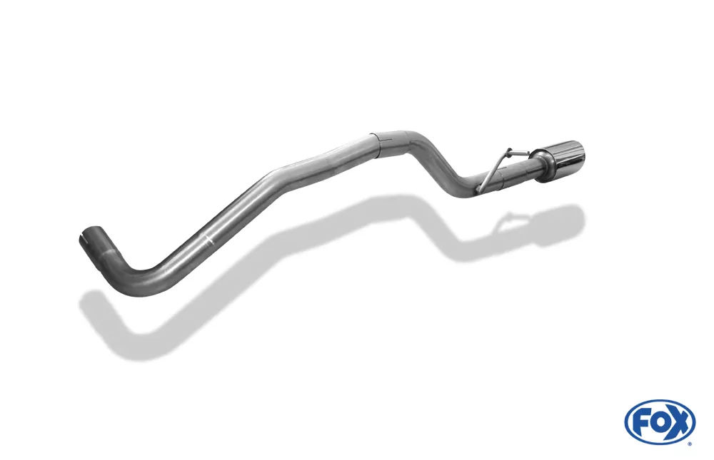 VW UP GTI  Endrohrsystem links passend auf originalen oder FOX-Endschalldämpfer - 1x90 Typ 25 links