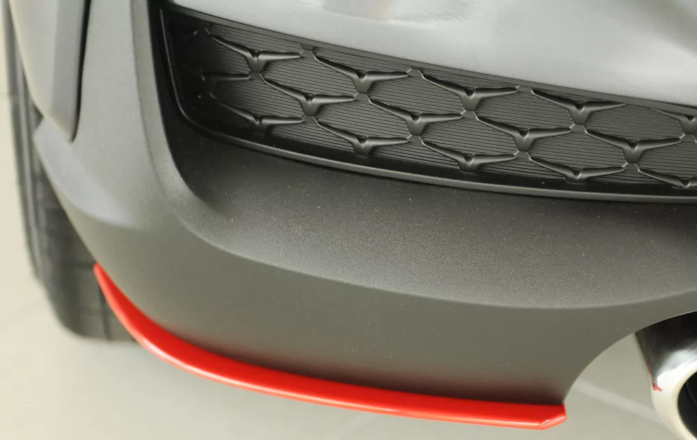 Rieger Heckschürzenansatz seitlich links für Hyundai i30 N  (PDE) | 5-tür. (Schrägheck) 07.17- für orig. N-Heckeinsatz (Schrägheck)