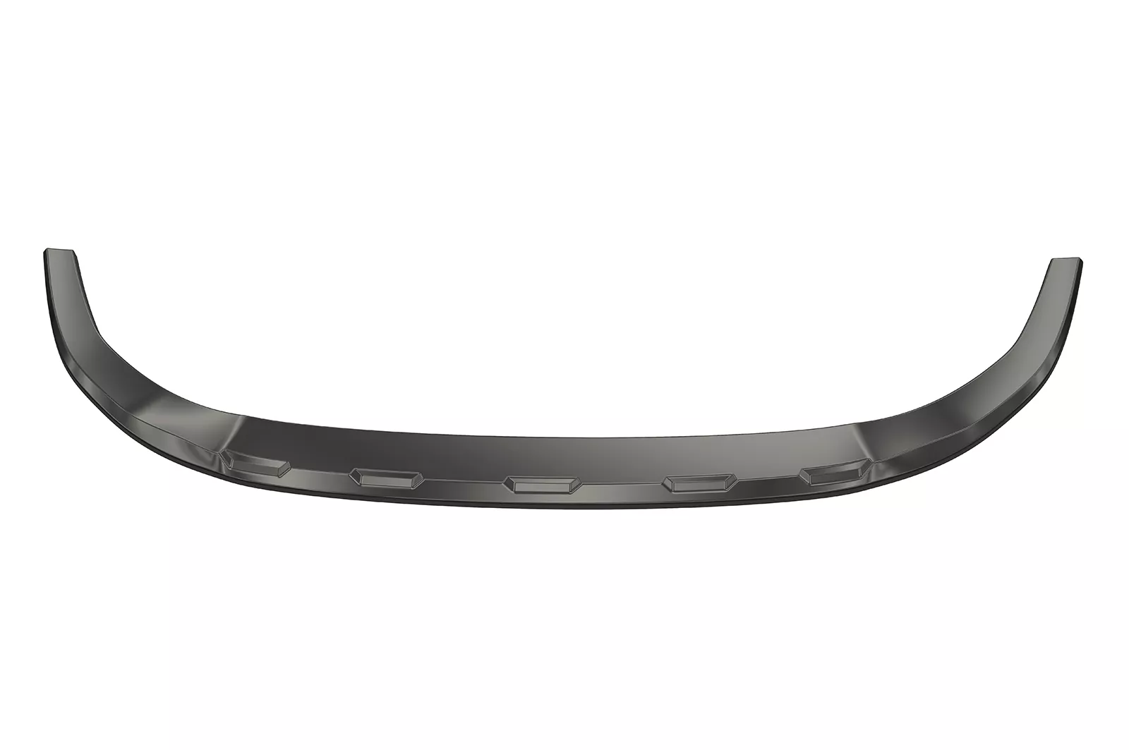 Cup-Spoilerlippe mit ABE für VW Golf 8 GTI, GTD, GTE, R-Line CSL429 Strukturiert (schwarz matt)