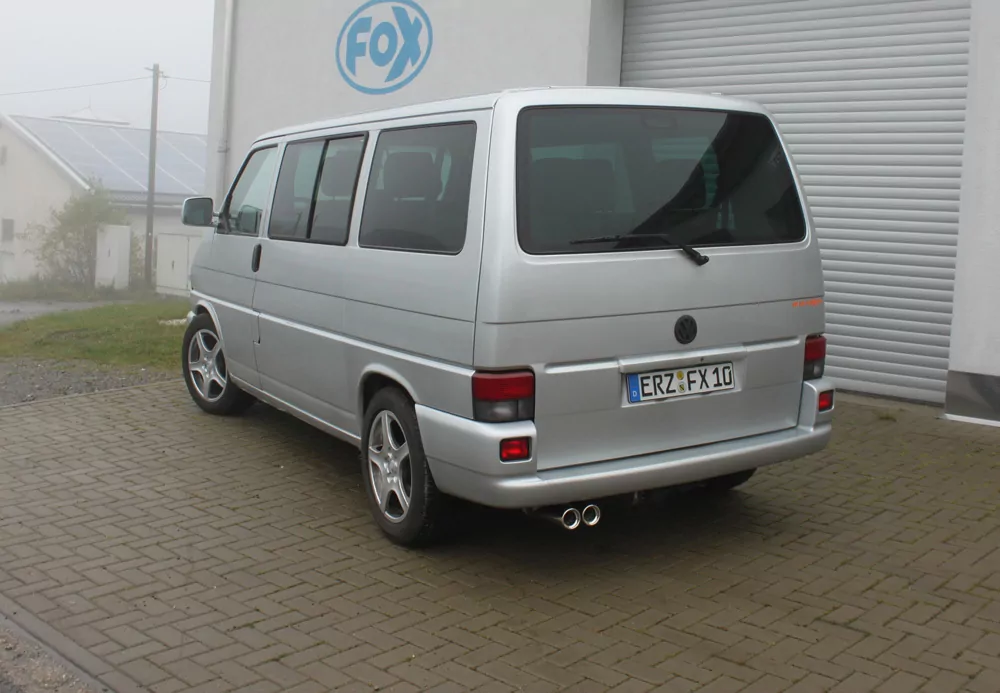 VW T4 - Frontantrieb - Bus/ Transporter/ Multivan/ Caravelle  Endschalldämpfer - 2x80 Typ 13