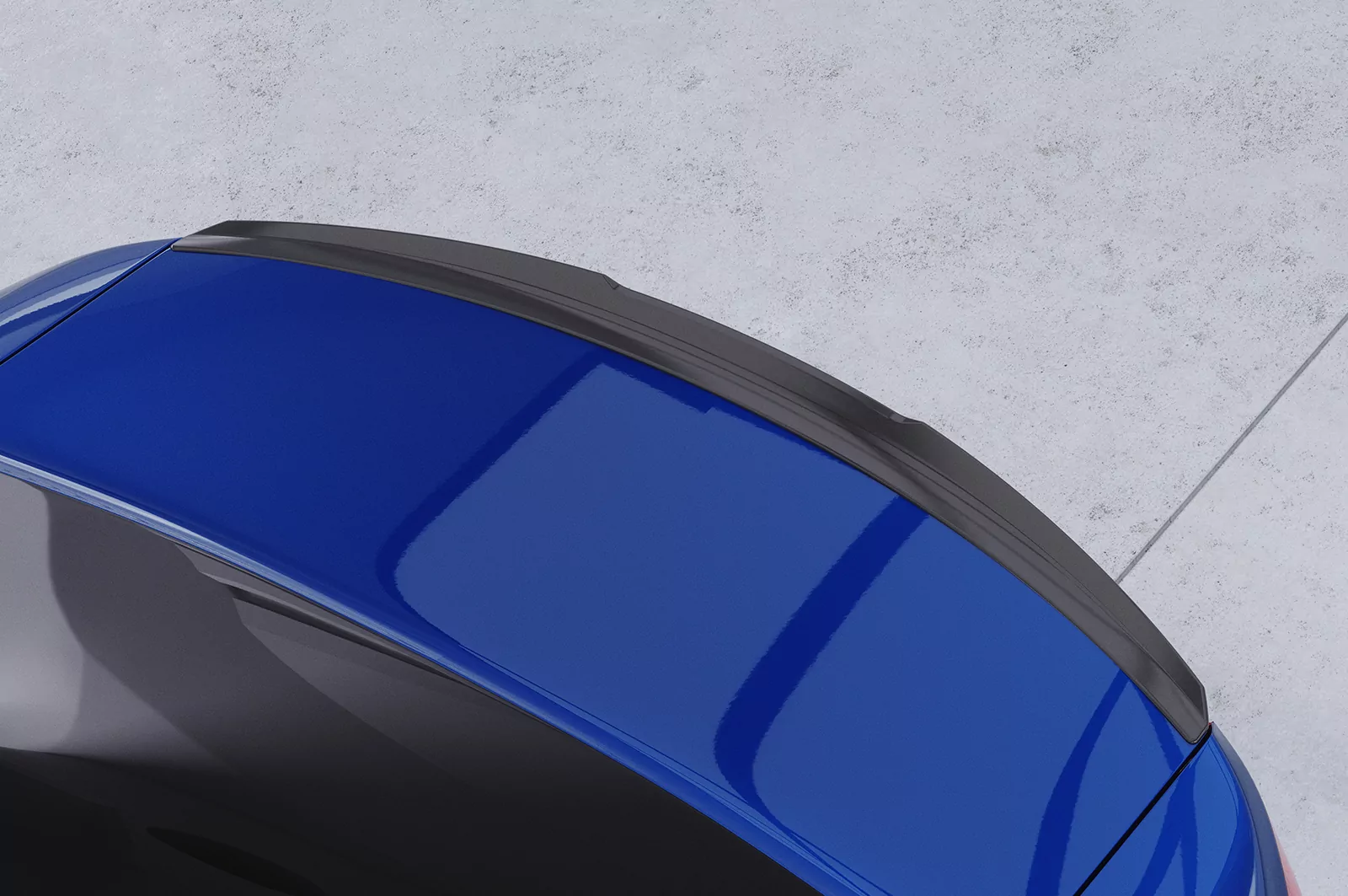 Heckflügel mit ABE für Mercedes Benz CLK C209/A209 HF784 Schwarz Strukturiert