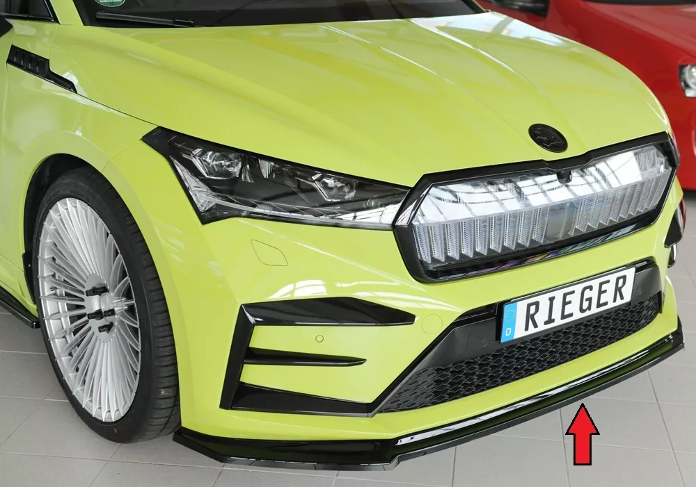 Rieger Spoilerschwert glanz schwarz für Skoda Enyaq iV RS (NY) SUV (5AZ) 07.21-
