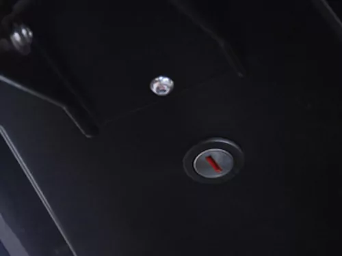 Kennzeichenhalter Ducati Monster 696, Bj. 08-14, Schwarz, Verstellbar, Inkl. Reflektorhalter