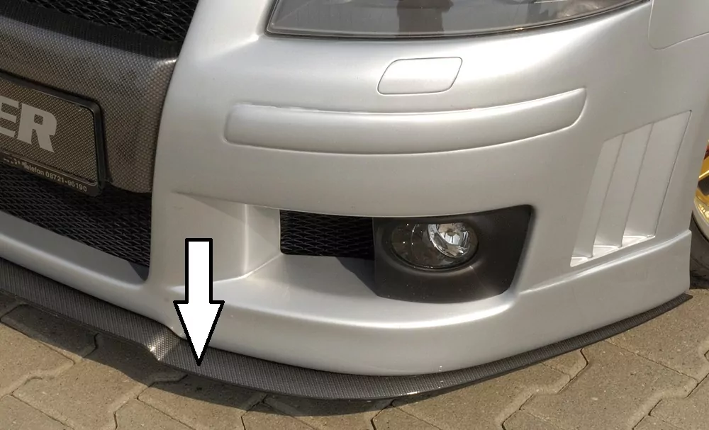 Rieger Spoilerschwert für Audi A3 (8P) | 3-tür. -05.05 (bis Facelift) für Spoilerstoßstange 56702/12/20/31/33