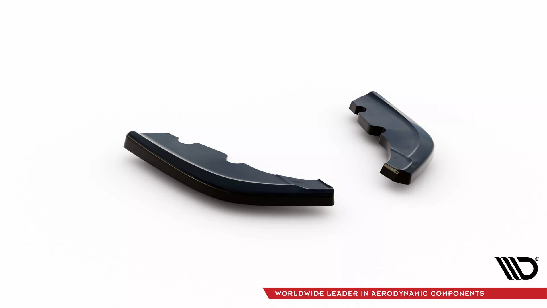 Heck Ansatz Flaps Diffusor V.7 Für BMW 1er M-Paket / M135i F40 Schwarz Hochglanz