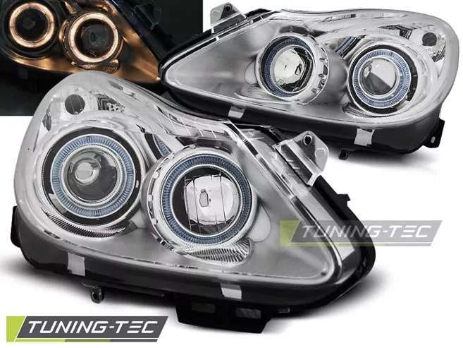 OPEL CORSA D 04.06-11 ANGEL EYES CHROME  