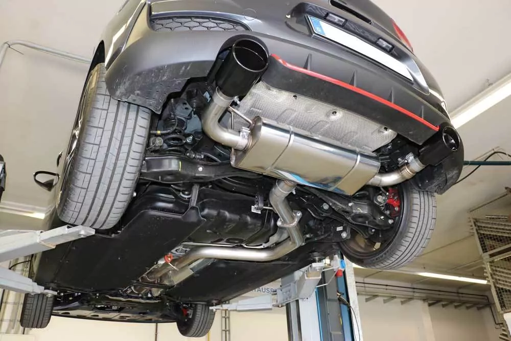 Mercedes CLA - C117/ X117 - originale Endrohre Endschalldämpfer quer Ausgang rechts/links - Für Modelle mit originalen Standard Endrohren - diese können einfach verschraubt werden