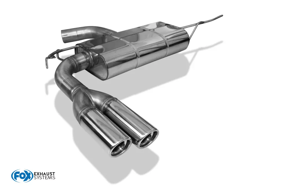 VW EOS - 1F  Endschalldämpfer einseitig - 2x76 Typ 17