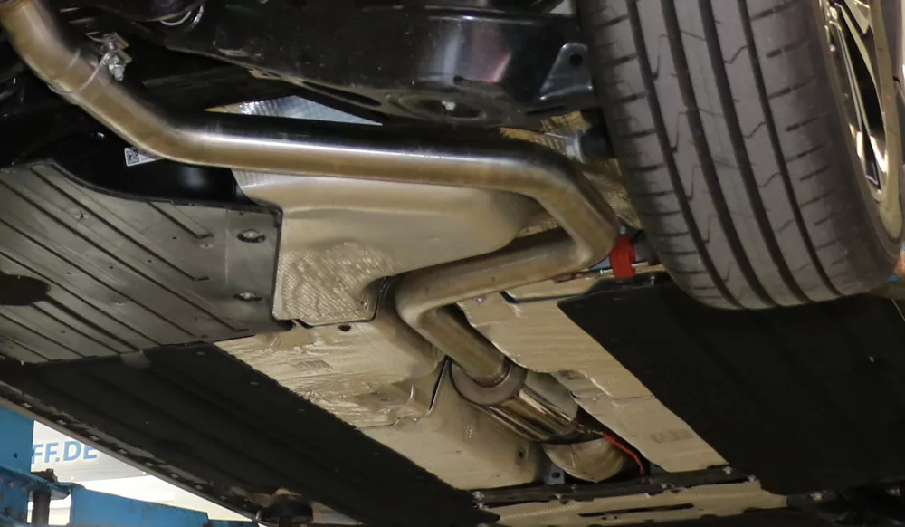 ABGASKLAPPE AR1 CERAMIC "UNTERDRUCK" 51mm zum einschweißen - funktioniert mit Unterdruck - im Ruhezustand geschlossen