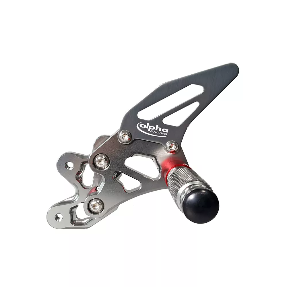 TRACK Fußrastenanlage titanfarben Suzuki GSX-R750 2011-2017 mit ABE