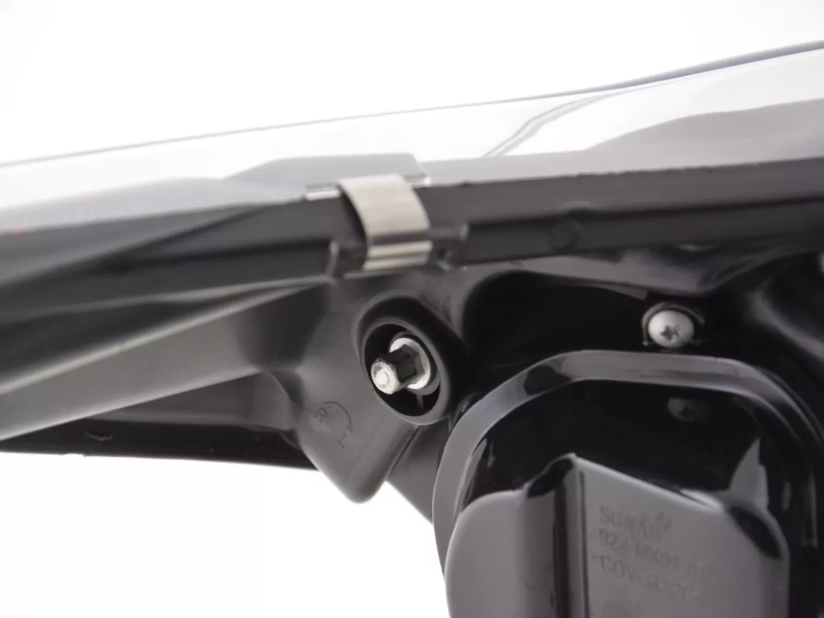 Scheinwerfer Set Daylight LED TFL-Optik Ford Fiesta Bj. 08-12 schwarz