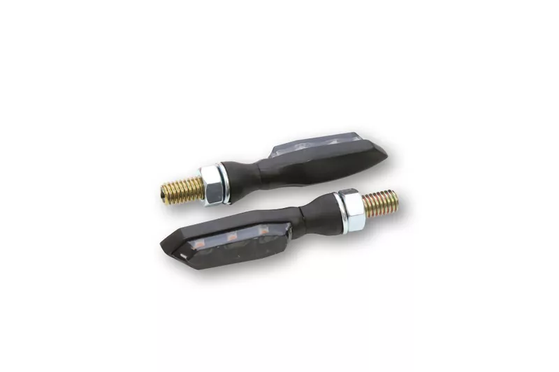 HIGHSIDER pro Sonic-X1 LED Indicator Black/Translucent E-Approved (Pair)