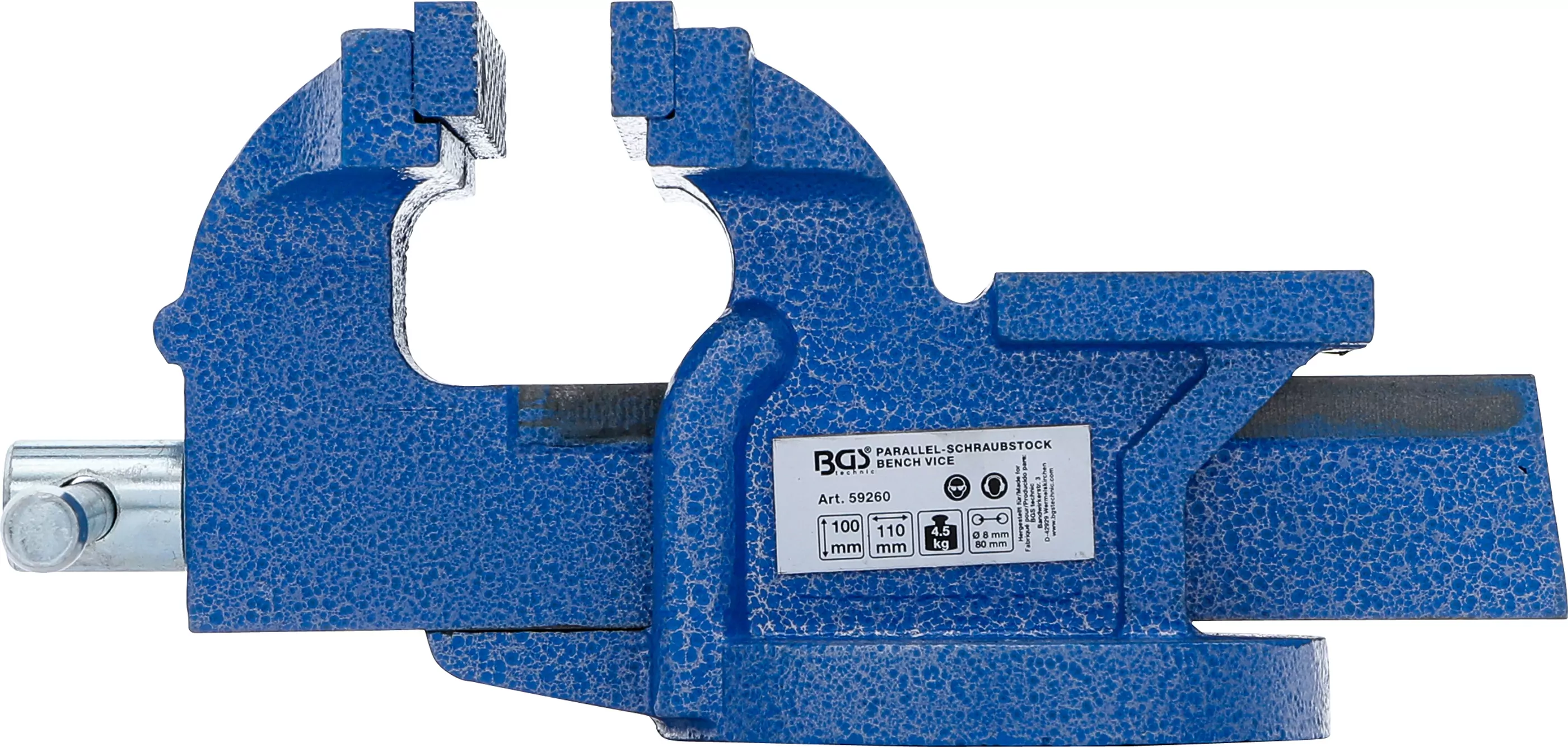 Parallel-Schraubstock | 100 mm Spannbacken
