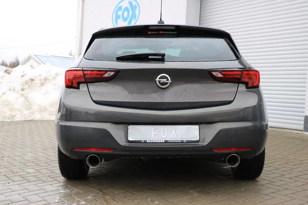 Opel Astra K Schrägheck  Endschalldämpfer quer Ausgang rechts/links - 1x100 Typ 25 rechts/links