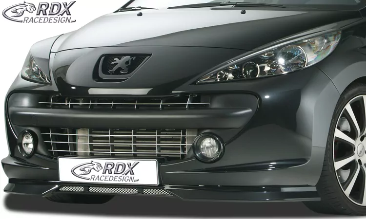 RDX Frontspoiler für PEUGEOT 207 / 207CC (-2009 & 2009+) Frontlippe Front Ansatz Spoilerlippe