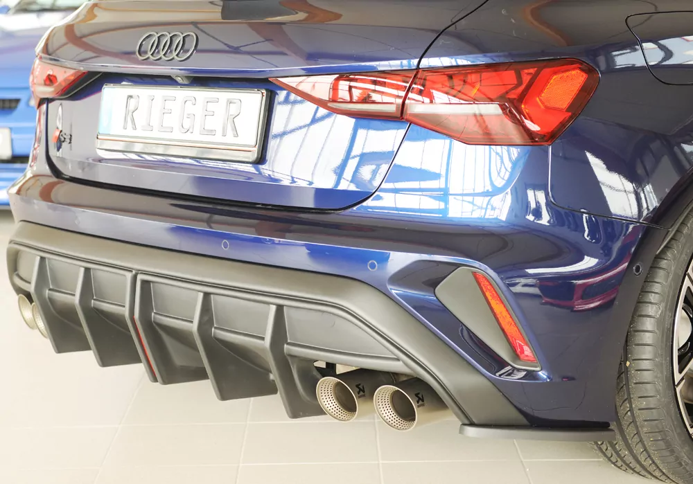 Rieger Heckschürzenansatz seitlich rechts für Audi A3 S3 (GY) 5-tür. (Sportback) 06.24- (ab Facelift)