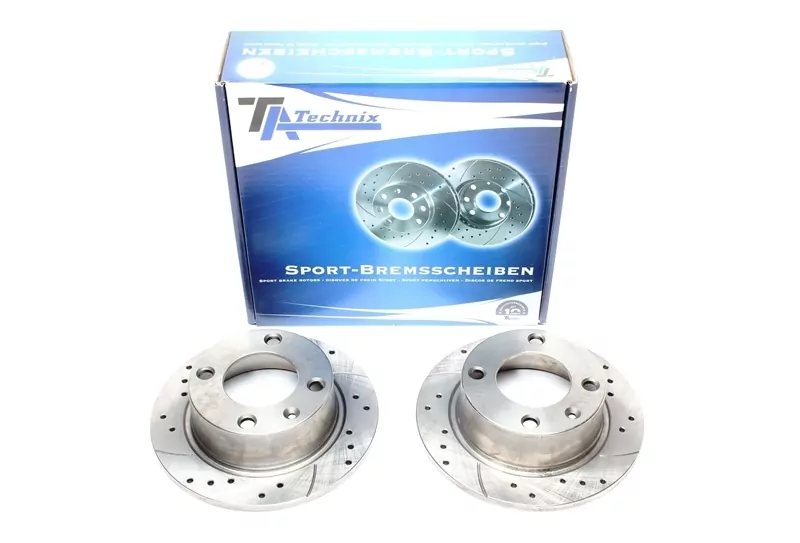 TA Technix Sport Bremsscheiben Satz Hinterachse passend für Citroën Xantia / Xantia Break