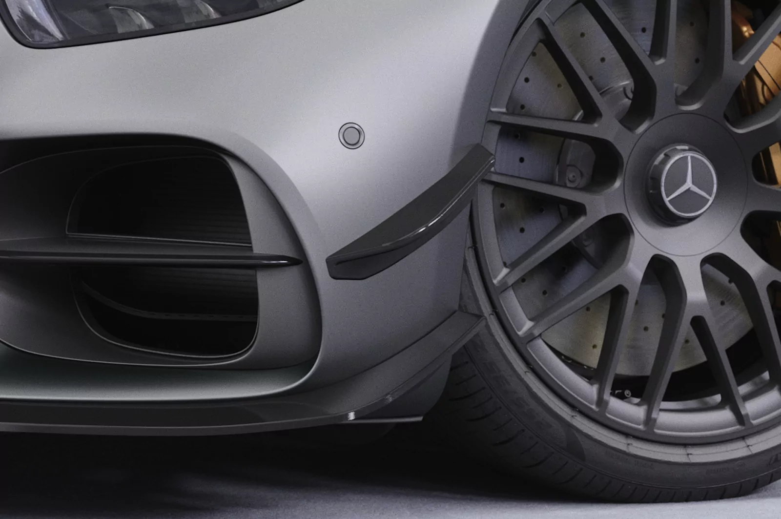 Performance Flaps für Mercedes-Benz AMG GT (190) FP034 Schwarz Strukturiert