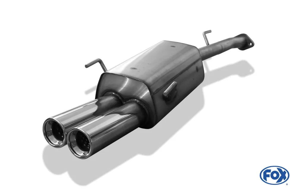 Opel Astra G-CC Fließheck  Endschalldämpfer - 2x80 Typ 13