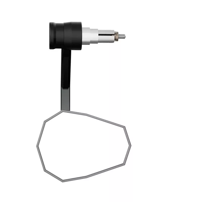 HIGHSIDER STEALTH-RIM X7 Lenkerendenspiegel mit LED Blinker E-geprüft