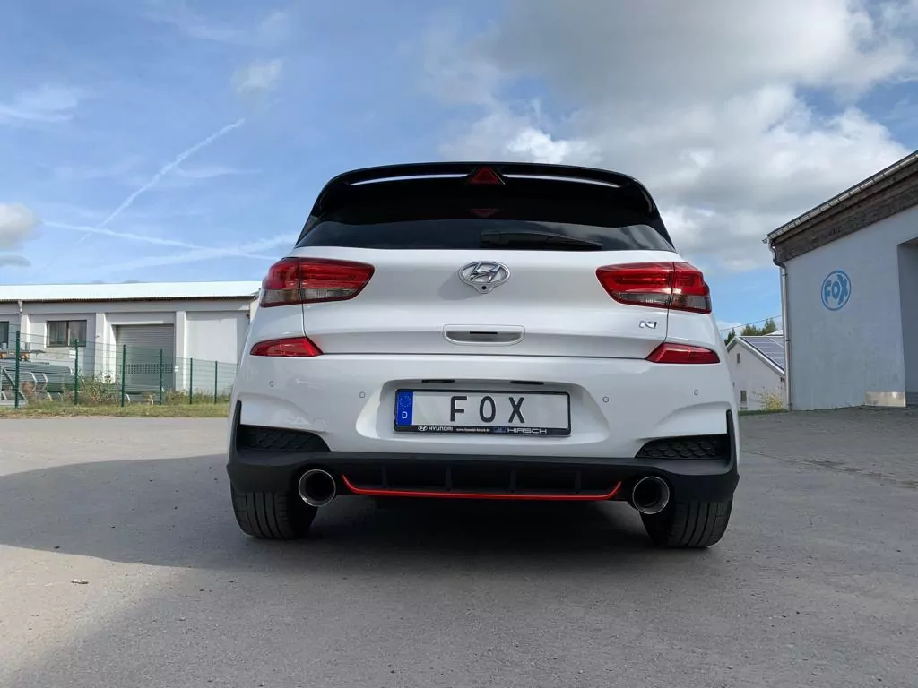 Hyundai i30N Performance + Fastback  Endrohre passend auf den originalen Endschalldämpfer - 1x114 Typ 25 rechts/links