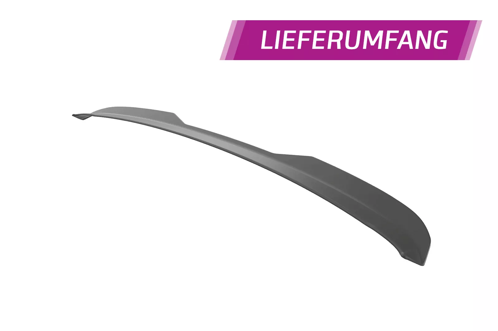 Heckflügel mit ABE für Volvo XC60 (SPA) HF867 Schwarz Strukturiert