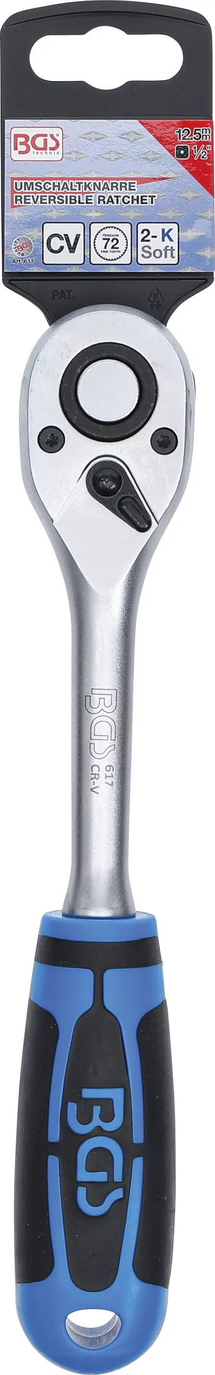 Umschaltknarre | Abtrieb Außenvierkant 12,5 mm (1/2")