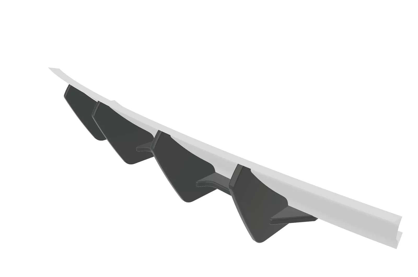 Racing Diffusor / Heckansatz für VW Golf 6 (Typ 1K) HA334