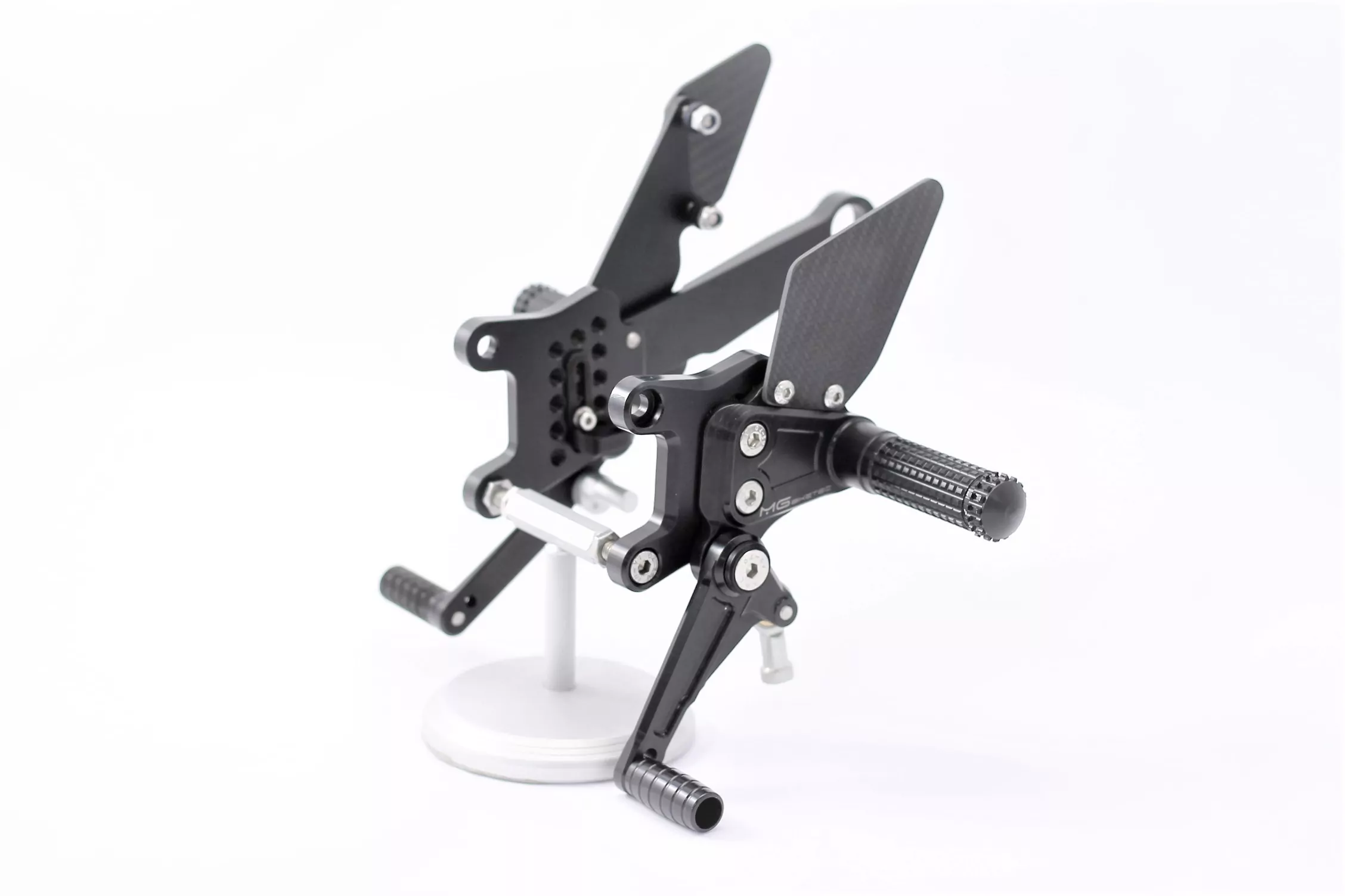 MG Biketec Sportfussrastenanlage / Rastenanlage / Fußrastenanlage mit ABE, gültig in D - A - CH für Aprilia RSV4 1000 RR ab 2017-2020