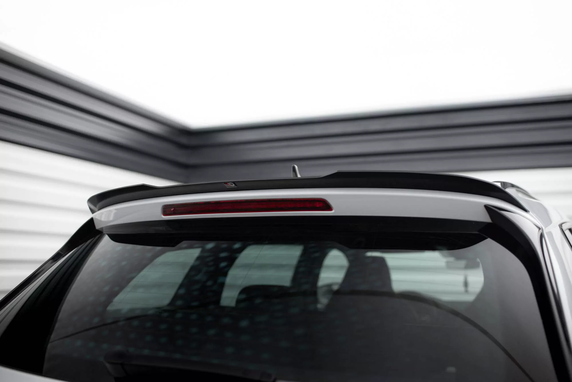 Spoiler CAP Passend Für V.1 Passend Für Skoda Kodiaq Mk1 Sportline Schwarz Hochglanz Schwarz Hochglanz