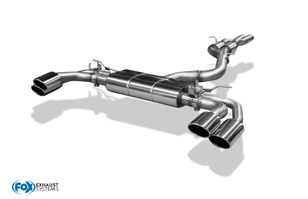 CUPRA Formentor 4x4 - VZ5  Endschalldämpfer mit 2 Abgasklappen - 2x115x85 Typ 44 rechts/links und Vorschalldämpfer
