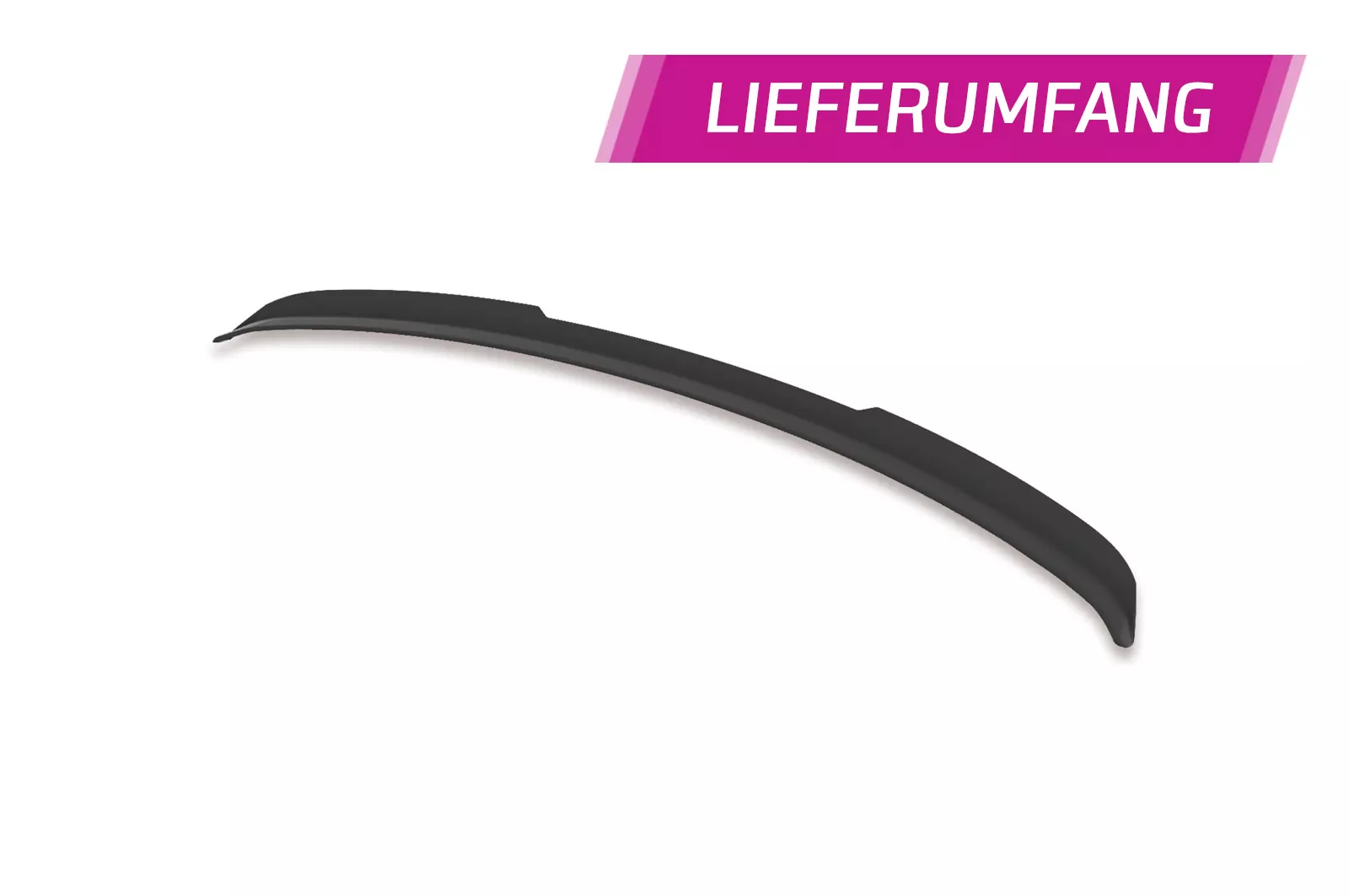 Heckflügel mit ABE für Audi A6 C8 (Typ 4K/F2) Avant HF664 Schwarz Strukturiert