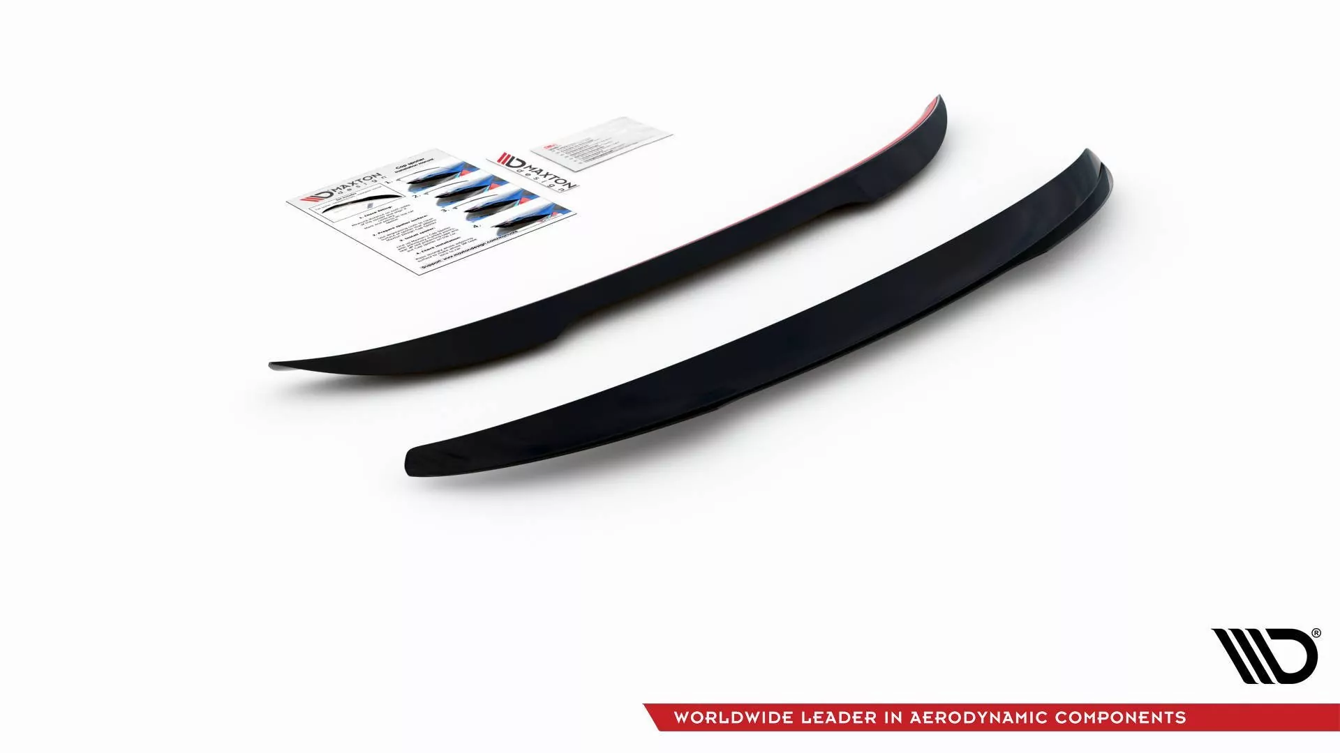 Spoiler CAP Passend Für Mini Cooper / One R50 Schwarz Hochglanz
