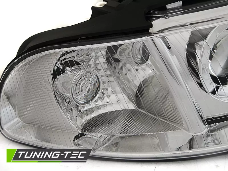Headlight Chrome Right Side Tyc Fits Audi A4 B5 99-00