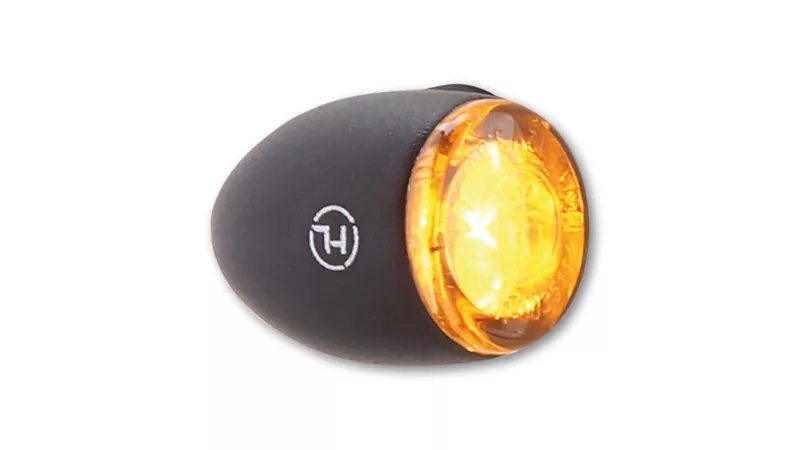 HIGHSIDER pro Proton Two LED Blinker Schwarz/Getönt E-Geprüft (Paar)